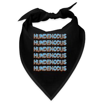 haustier geburtstag hundefreund - Bandana - Schwarz - Vorne