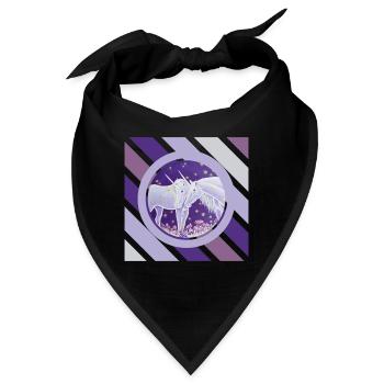 EinhornPaar Glühwürmchen-Nacht - Sonja Ariel - Bandana - Schwarz - Vorne