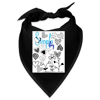 Einfache Geschichte. - Bandana - Schwarz - Vorne