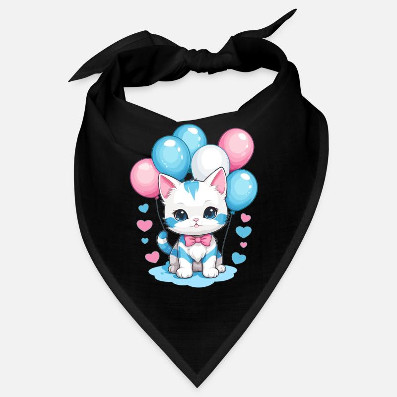 Mignon bébé chat Bandana