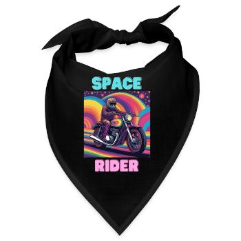 Space Rider - Bandana - Schwarz - Vorne