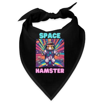 Space Hamster - Bandana - Schwarz - Vorne