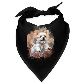 Fliegender Hund - Bandana - Schwarz - Vorne
