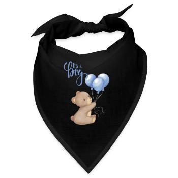 Its a boy - Bandana - Schwarz - Vorne