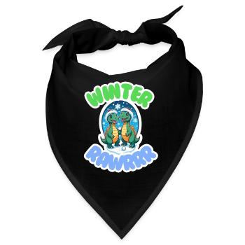 WINTER RAWRRR - Bandana - Schwarz - Vorne