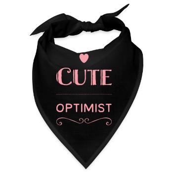 Geschenk zur Taufe - Bandana - Schwarz - Vorne