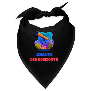 Jenseits des Horizonts - Bandana - Schwarz - Vorne