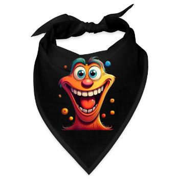Funny cartoon - Bandana - Schwarz - Vorne