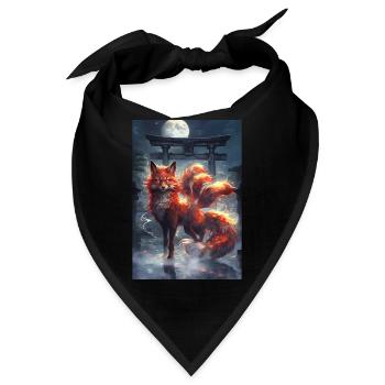 Fuchsfee Mythologie Mythos Geschenk - Bandana - Schwarz - Vorne