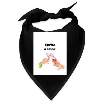 Spritz o clock  - Bandana - Schwarz - Vorne