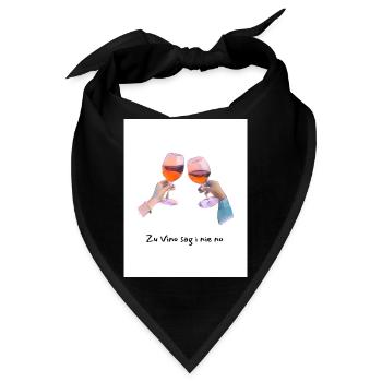 Vino - Bandana - Schwarz - Vorne