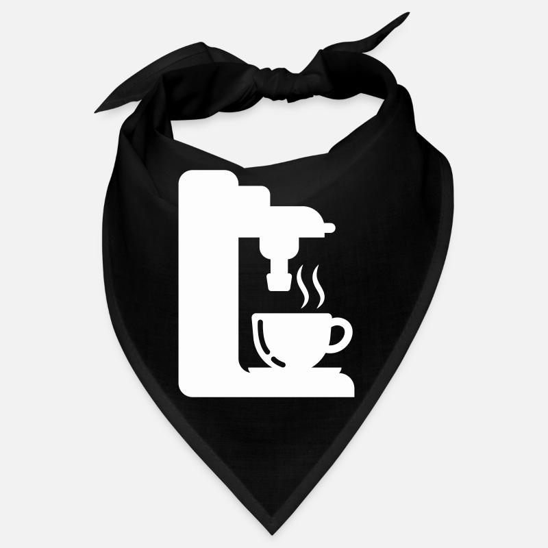 Espresso Machine Outline Coffee Illustration Bandana