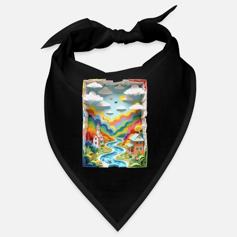 Ville faite de papier Bandana