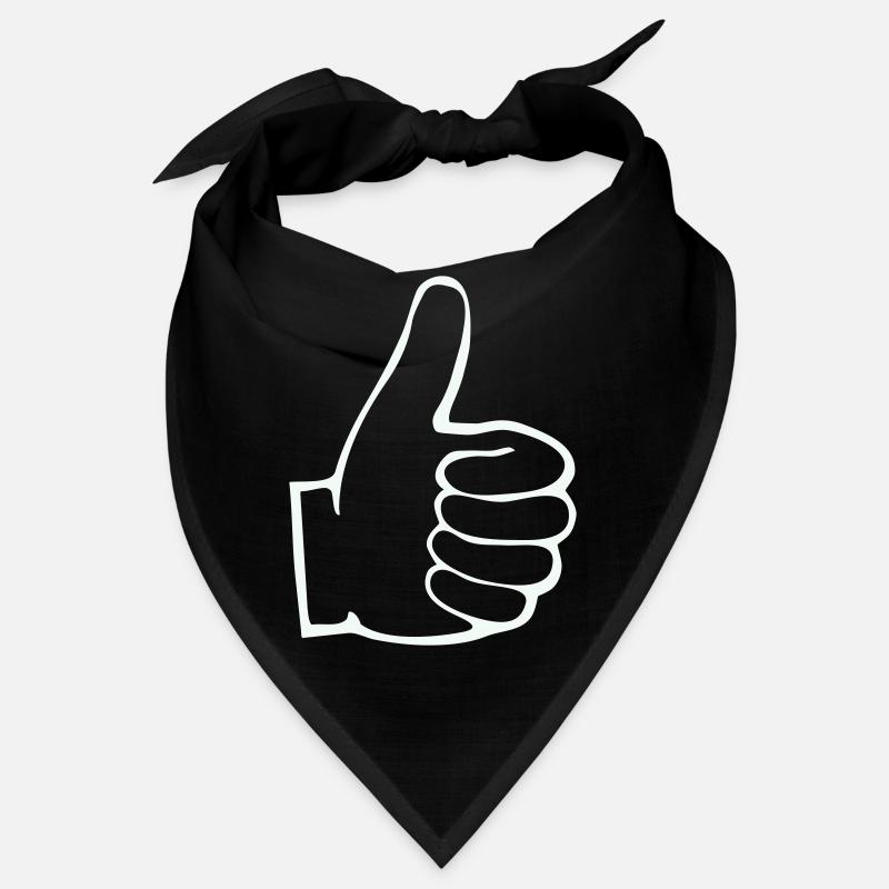 Thumbs Up Outline Bandana