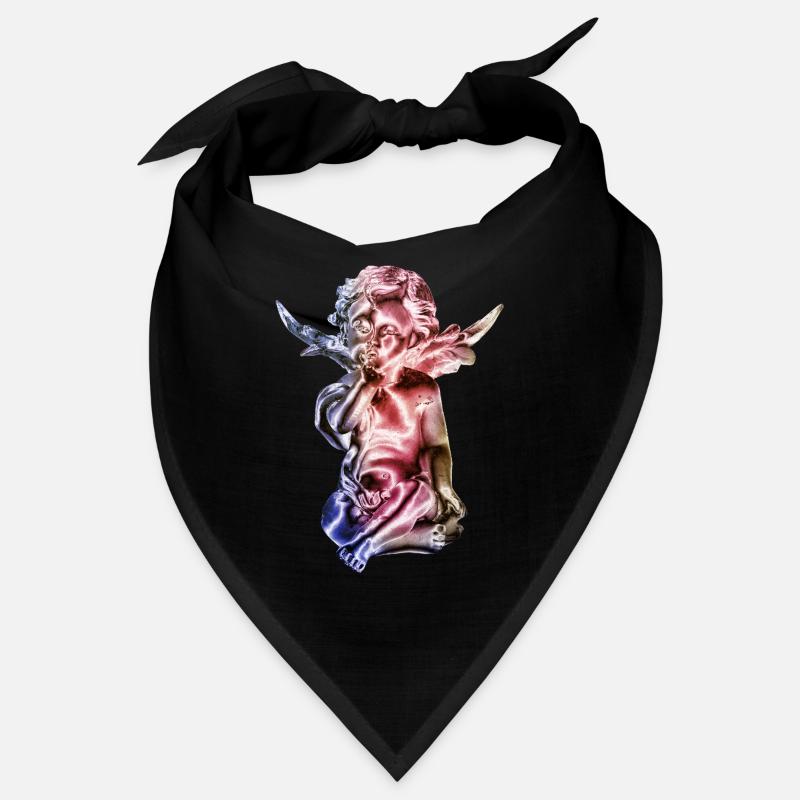 Engelskulptur Farbverlauf Bandana
