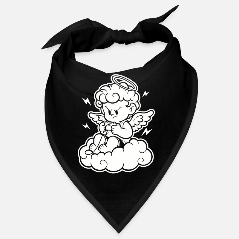 Rage Gaming Cherub – Wütender Engel zockt Bandana