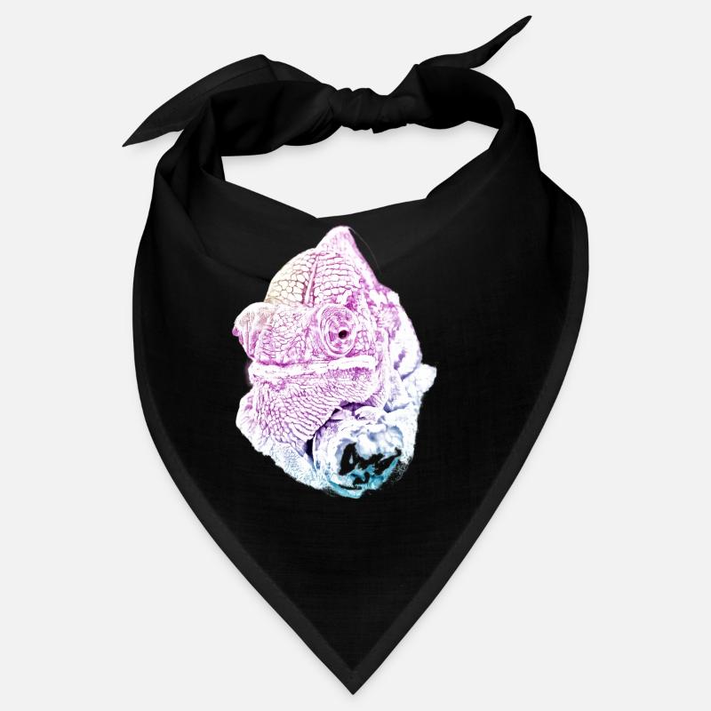 Tête de caméléon pastel, calyptratus caméléo Bandana