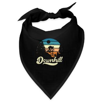 Mountainbike Mountainbike bergab - Bandana - Schwarz - Vorne