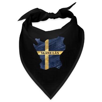 SCHWEDEN SKANE LÄN - Bandana - Schwarz - Vorne