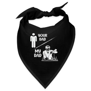 Vater - Vater - Vater - mein Vater - Bandana - Schwarz - Vorne
