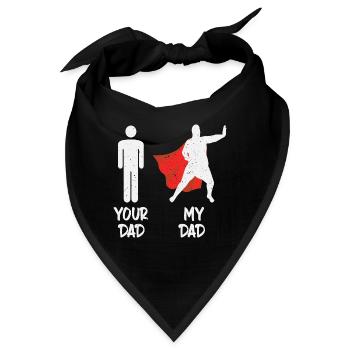 Vater - Vater - Vater - mein Vater - Bandana - Schwarz - Vorne