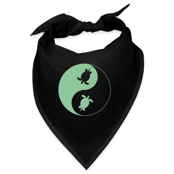 Schildkröten, Schildkröte, Turtle, Turtles - Bandana - Schwarz - Vorne