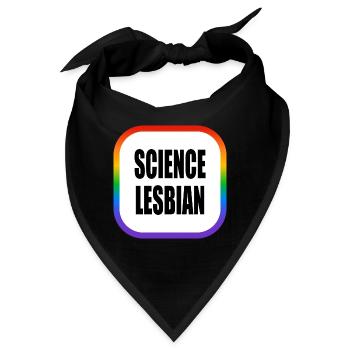 Wissenschaft Lesbisch - Bandana - Schwarz - Vorne