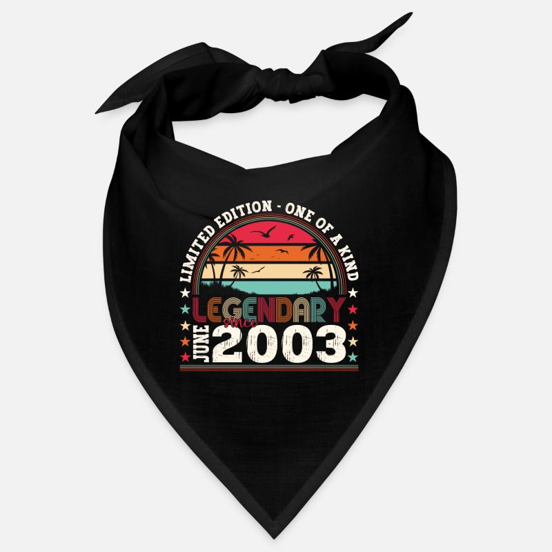 Legende Juni 2003 19. Geburtstag Geschenk Herren Bandana
