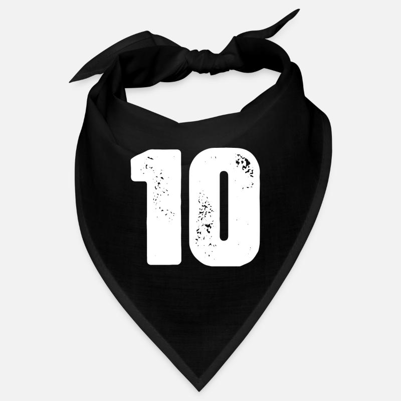 Maillot 10 numéro Bandana