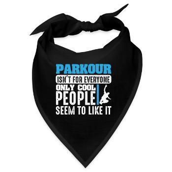 Parkour Freerunning Traceur - Bandana - Schwarz - Vorne