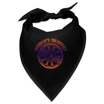 darts player - Bandana - Schwarz - Vorne