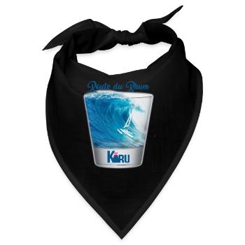 Straße des Karu-Rums - Bandana - Schwarz - Vorne