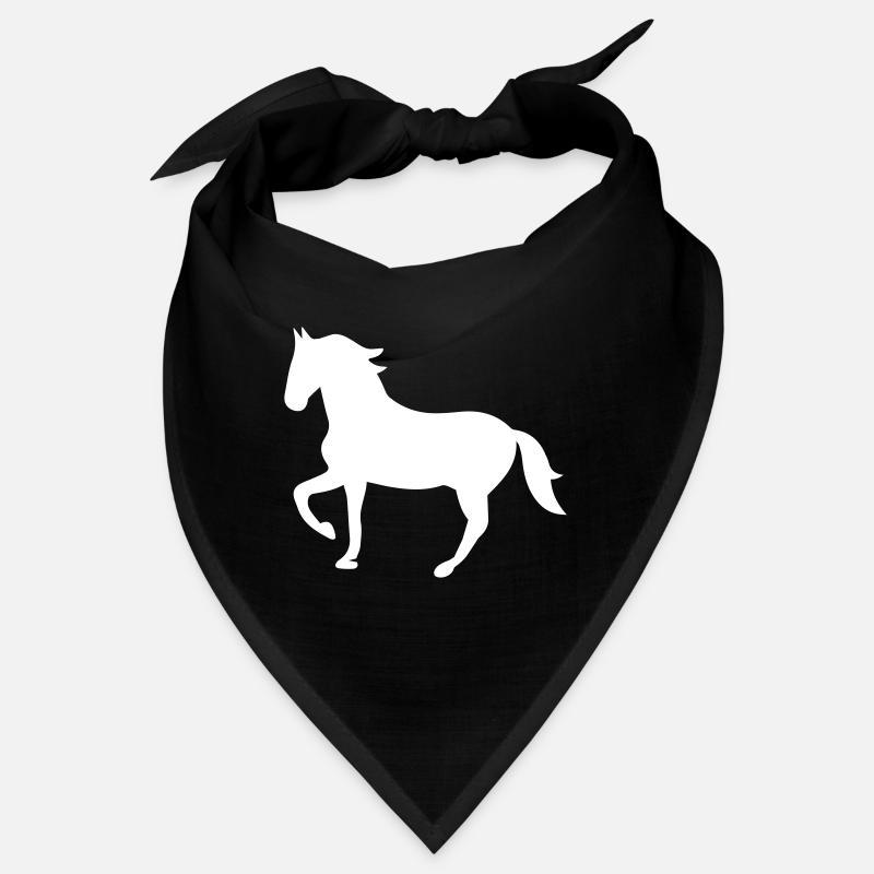 Icône Cheval Cheval - Bandana - noir
