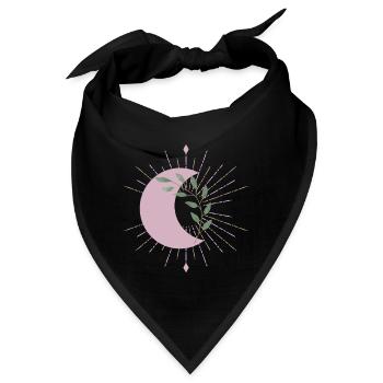 Purple Moon - Bandana - Schwarz - Vorne