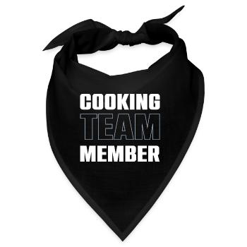 Cooking Team - Bandana - Schwarz - Vorne