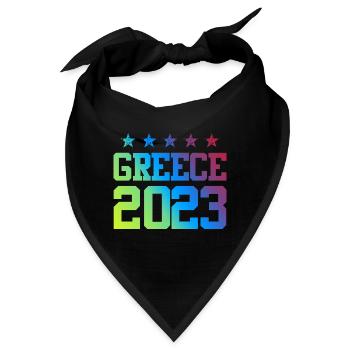 Greece 2023 - Bandana - Schwarz - Vorne