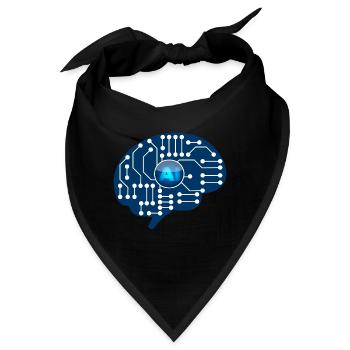 Künstliche Intelligenz - Bandana - Schwarz - Vorne