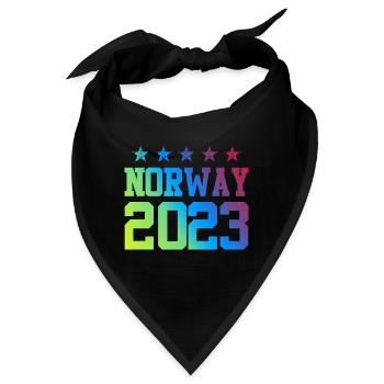 Norway 2023 - Bandana - Schwarz - Vorne