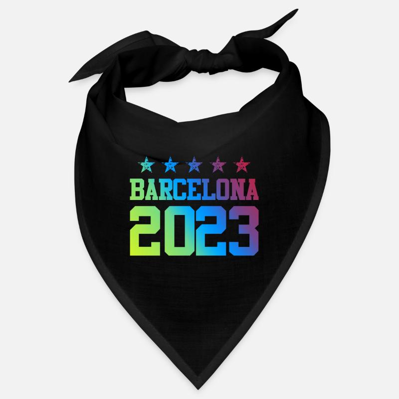 Barcelone 2023 - Bandana - noir