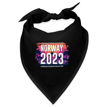 Norway 2023 - Bandana - Schwarz - Vorne