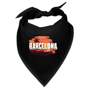 Barcelona - Bandana - Schwarz - Vorne