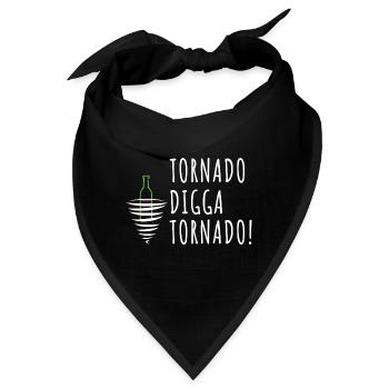 Tornado Digga Tornado - Bandana - Schwarz - Vorne