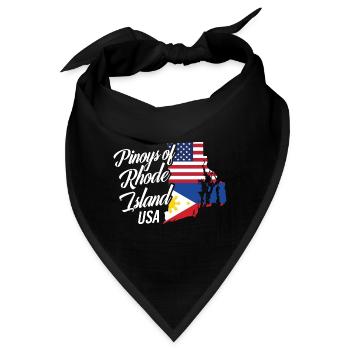 Filipinos of Rhode Island Design für stolze - Bandana - Schwarz - Vorne