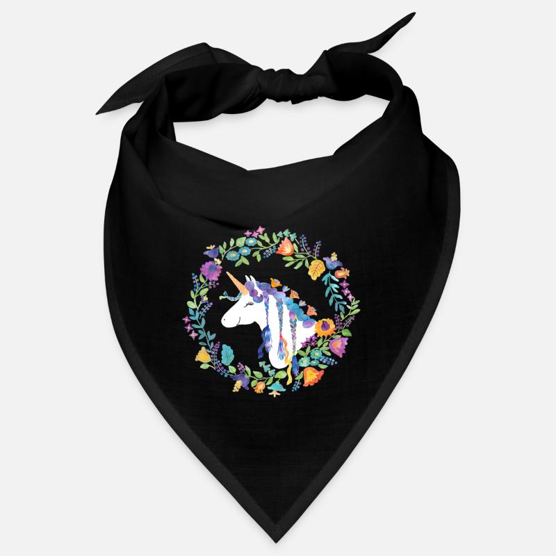 Fleurs de licorne Bandana