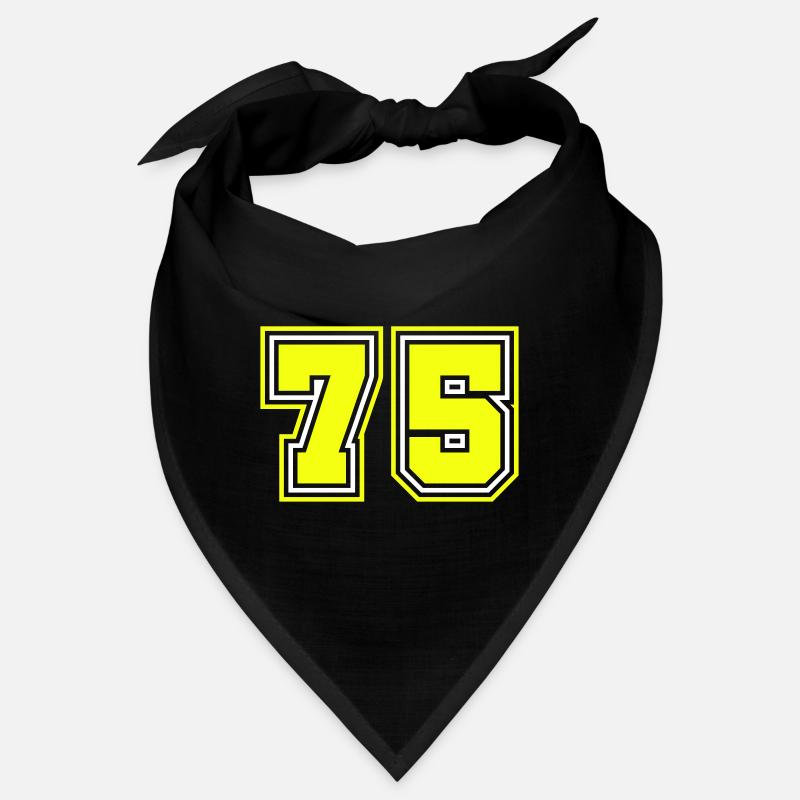 75 number symbol Bandana