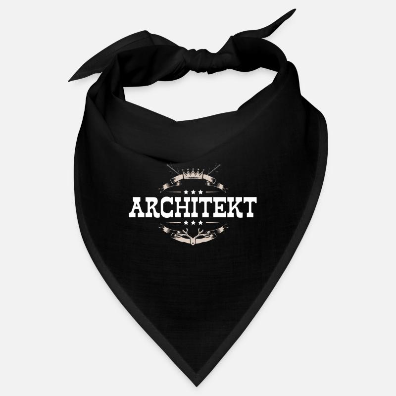 Architekt Beruf - Bandana - Schwarz