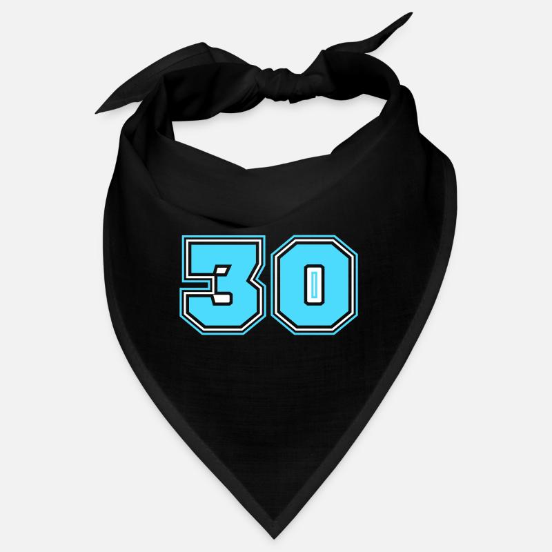 30 Zahl nummer Bandana