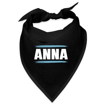 Anna - Bandana - Schwarz - Vorne