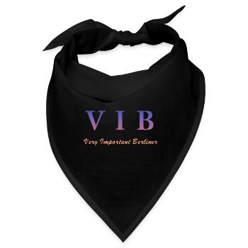 VIP - Berlin - Bandana - Schwarz - Vorne