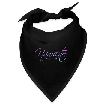 Namaste - Bandana - Schwarz - Vorne